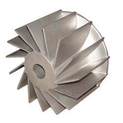 Silicon Brass Water Pump Open Impeller Solid Work , Resin Sand Casting